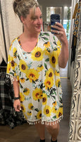 Plus Size OS Sunflower coverup